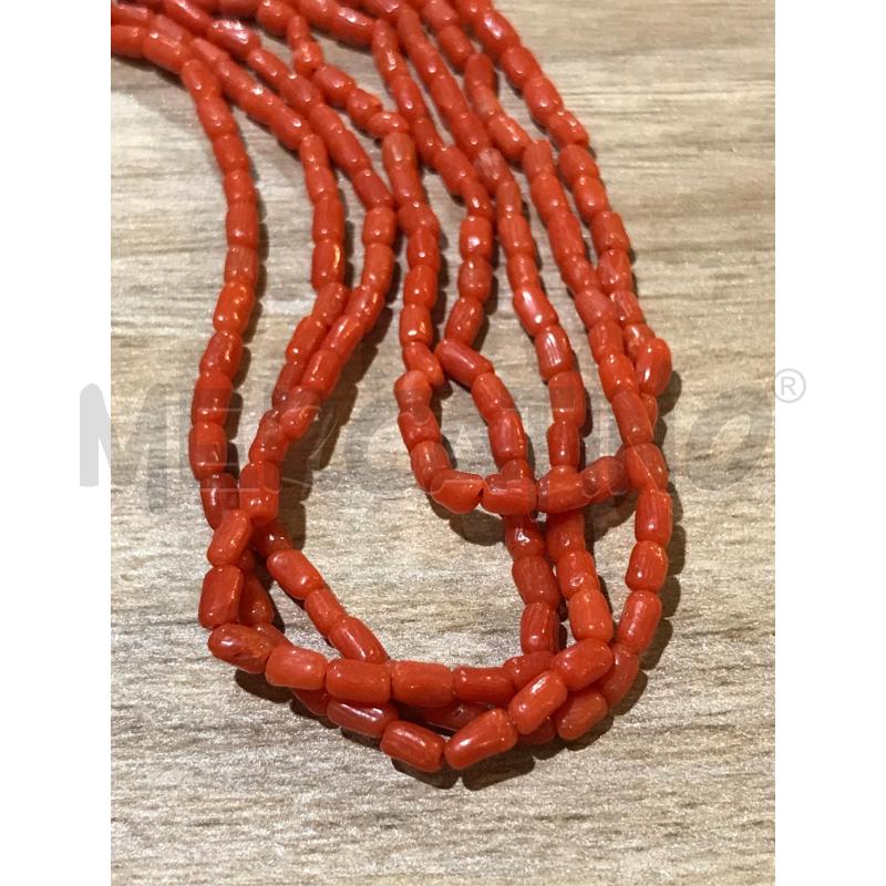COLLANA 4 FILI CORALLO NO CHIUSURA 40 CM | Mercatino dell'Usato Faenza 4