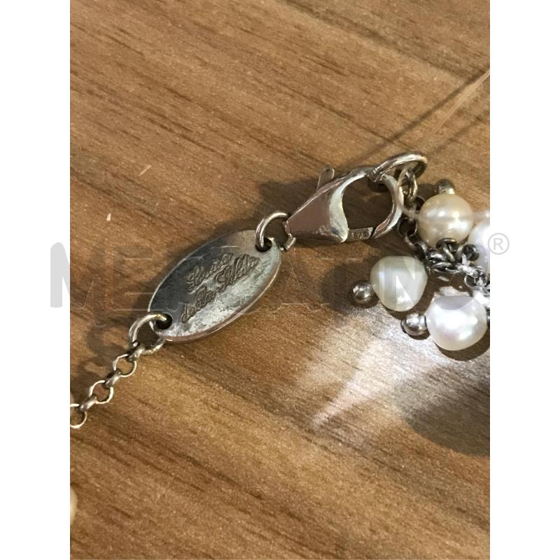 COLLANA ARG. AGATA NERA E PERLE  | Mercatino dell'Usato Faenza 3