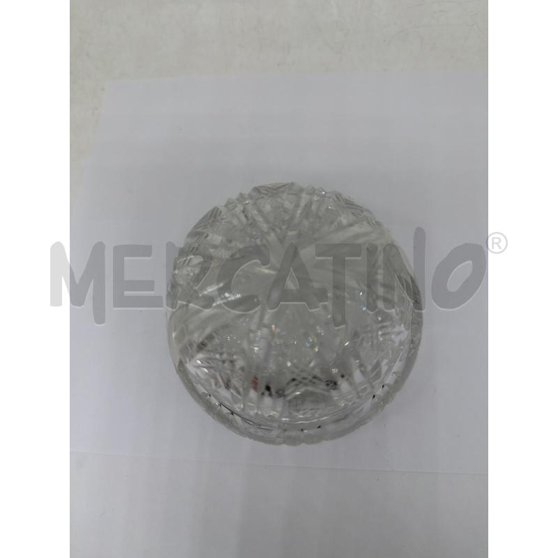 CONTENITORE PORCELLANA CAPODIMONTE BIANCO BLU SMALTATO  | Mercatino dell'Usato Faenza 2