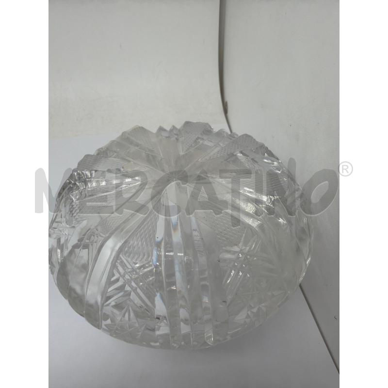 CONTENITORE PORCELLANA CAPODIMONTE BIANCO BLU SMALTATO  | Mercatino dell'Usato Faenza 4