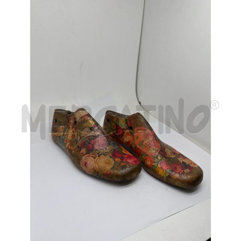 COPPIA FORMA SCARPE LEGNO D'EPOCA  | Mercatino dell'Usato Faenza 1