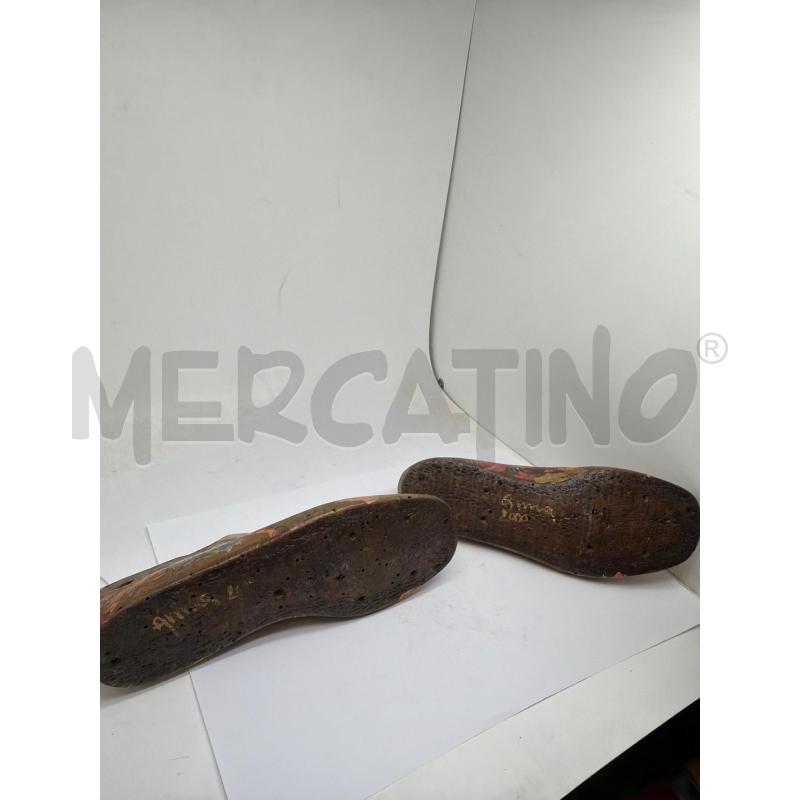 COPPIA FORMA SCARPE LEGNO D'EPOCA  | Mercatino dell'Usato Faenza 3