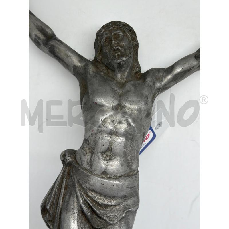 CROCIFISSO METALLO  | Mercatino dell'Usato Faenza 3