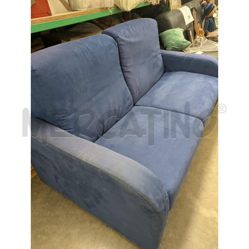 DIVANO LETTO BLU RETE ESTRAIBILE | Mercatino dell'Usato Faenza 2