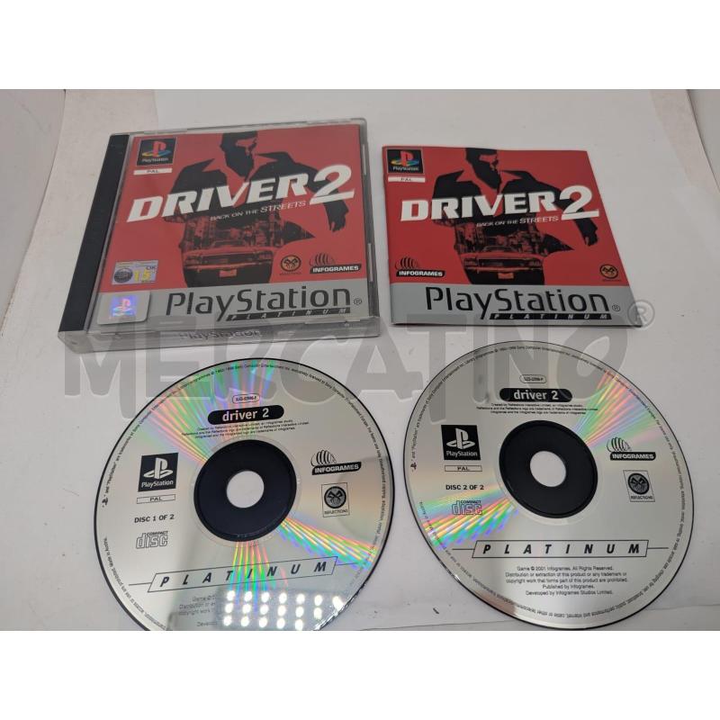 DRIVER 2 - PLAY STATION 1 - 2 DISCHI+LIBRETTO | Mercatino dell'Usato Faenza 1