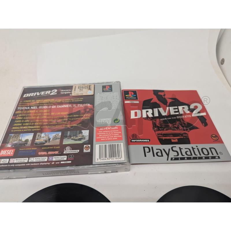 DRIVER 2 - PLAY STATION 1 - 2 DISCHI+LIBRETTO | Mercatino dell'Usato Faenza 2