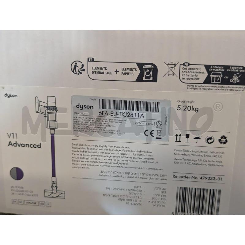 DYSON V11 ADVANCED - ASPIRA POLVERE ORIGINALE  | Mercatino dell'Usato Faenza 5