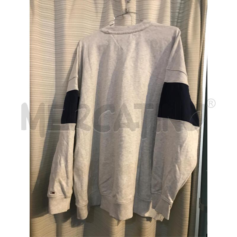 FELPA UOMO TOMMY HILFIGER GRIGIA SCRITTA TG XXL | Mercatino dell'Usato Faenza 3