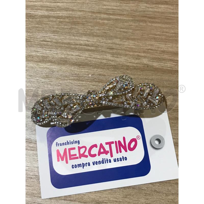 FERMA CAPELLI FIOCCO STRASS ORO E RIFLESSATO | Mercatino dell'Usato Faenza 1