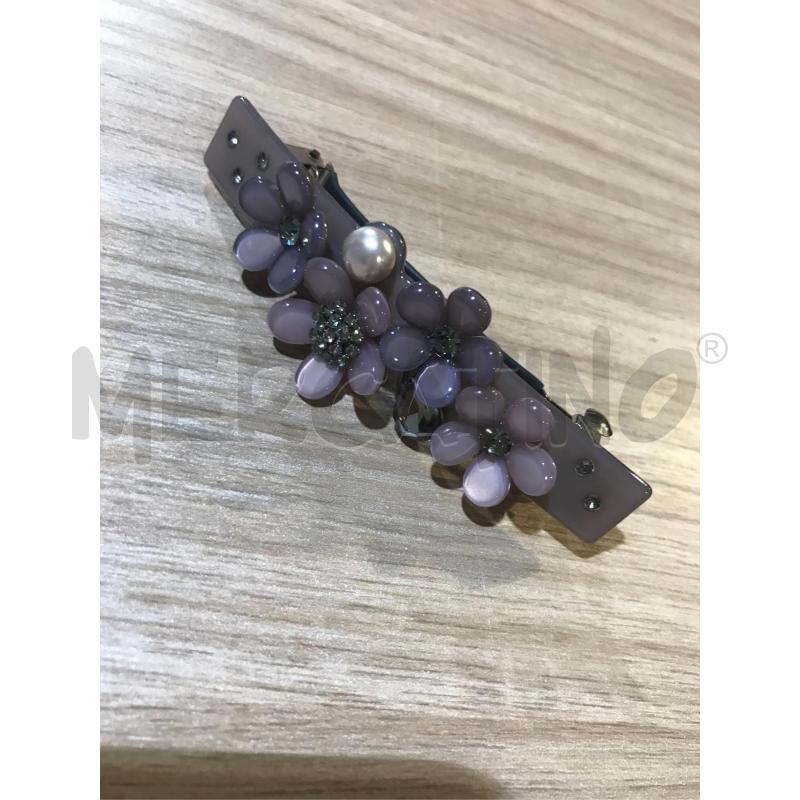 FERMA CAPELLI MOLLA CHIALES FIORI STRASS GRIGIO LILLA  | Mercatino dell'Usato Faenza 2