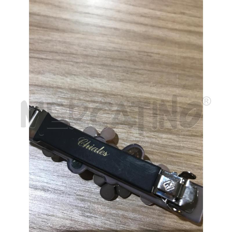 FERMA CAPELLI MOLLA CHIALES FIORI STRASS GRIGIO LILLA  | Mercatino dell'Usato Faenza 3