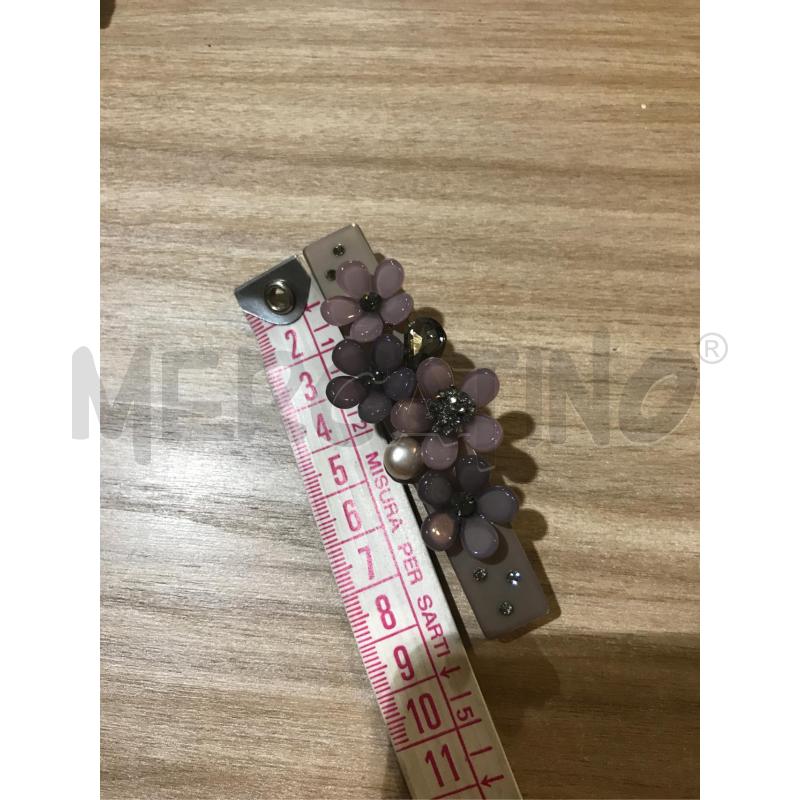 FERMA CAPELLI MOLLA CHIALES FIORI STRASS GRIGIO LILLA  | Mercatino dell'Usato Faenza 5