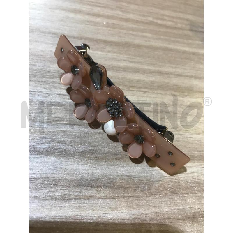 FERMA CAPELLI MOLLA CHIALES FIORI STRASS PERLA BEIGE ROSA | Mercatino dell'Usato Faenza 2