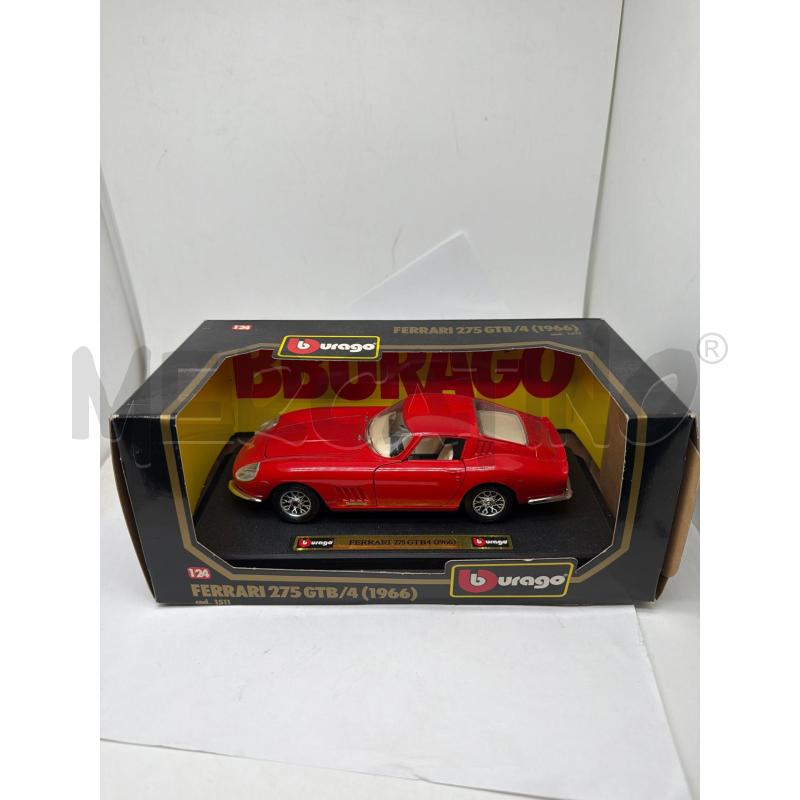 FERRARI 275 GTB4 1966 BBURAGO 1/24 MODELLINO AUTO  | Mercatino dell'Usato Faenza 1