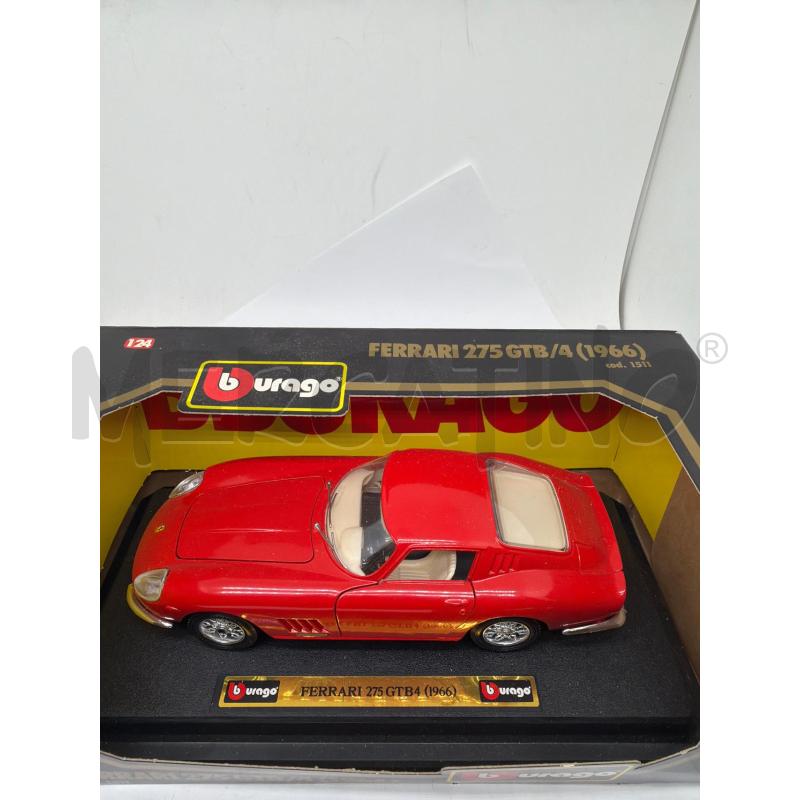 FERRARI 275 GTB4 1966 BBURAGO 1/24 MODELLINO AUTO  | Mercatino dell'Usato Faenza 2