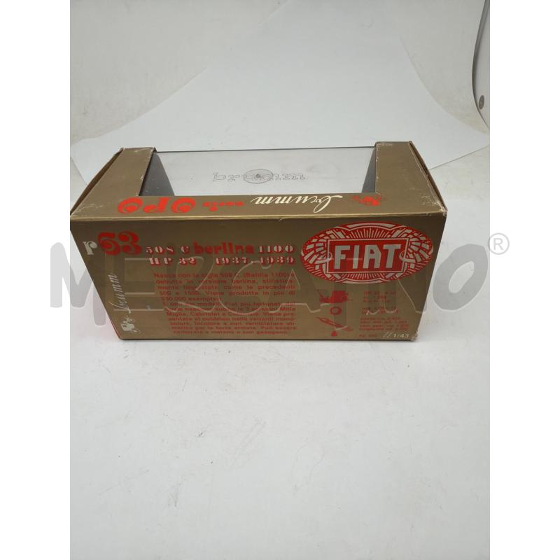 FIAT 508 C BERLINA 1100 1937-1939 R63 BRUMM SCALA 1/43 | Mercatino dell'Usato Faenza 4