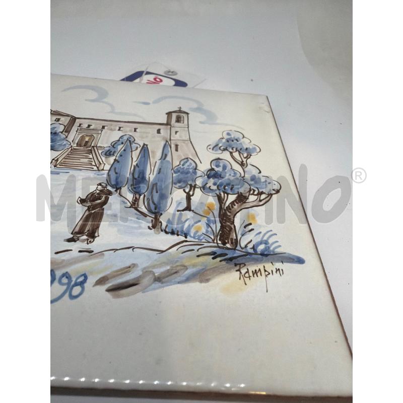 FORMELLA CERAMICA DIPINTA  | Mercatino dell'Usato Faenza 2