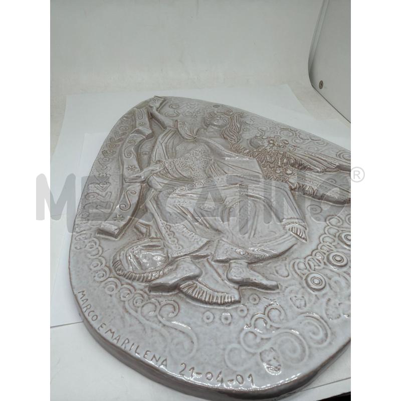 FORMELLA CERAMICA FAENZA MENGOLINI  | Mercatino dell'Usato Faenza 2