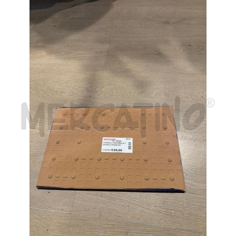 FORMELLA PIASTRELLA CERAMICA FRASE AMORE  | Mercatino dell'Usato Faenza 2