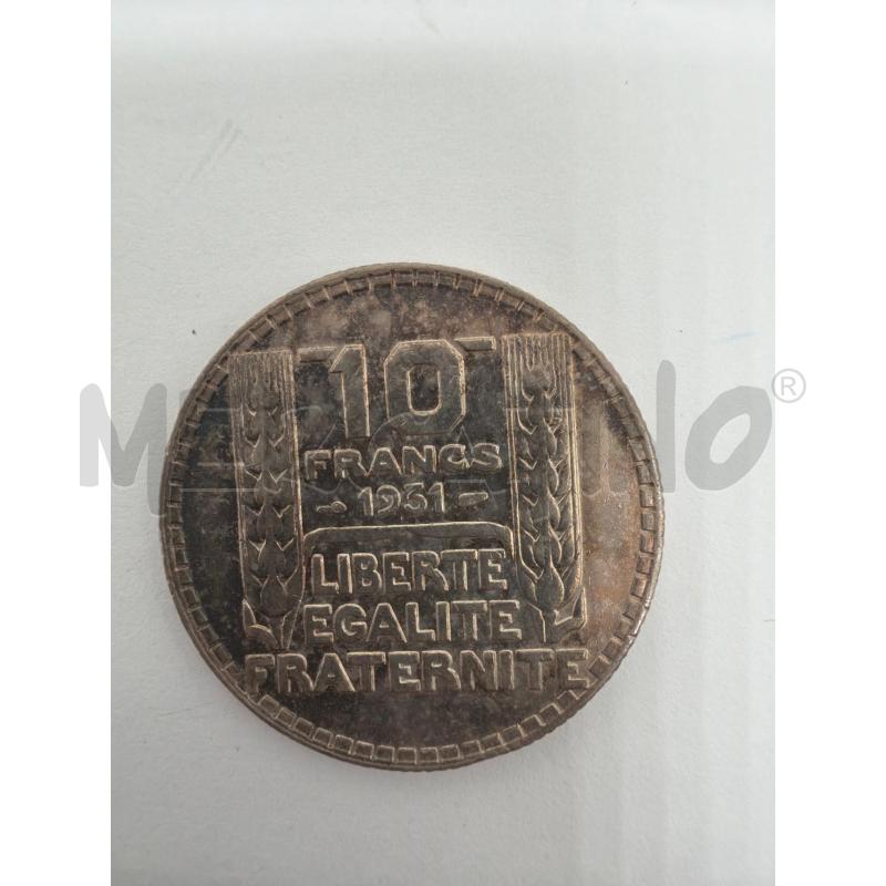 FRANCIA 10 FRANCHI 1931, 3° REPUBBLICA, KRAUSE ARGENTO | Mercatino dell'Usato Faenza 3