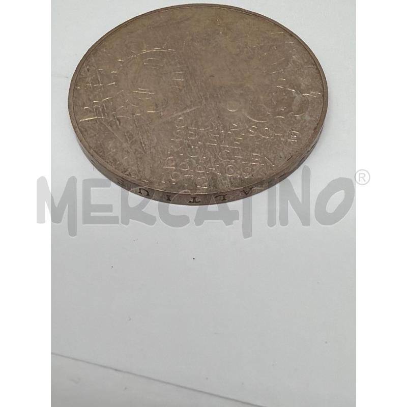 GERMANIA 10 MARCHI 1972 OLIMPIADI DI MONACO ARGENTO SILVER MOLTO RARA ZECCA J | Mercatino dell'Usato Faenza 2