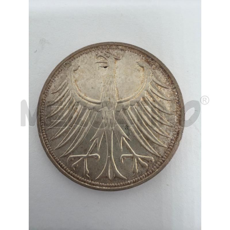 GERMANIA 5 MARCHI 1967 ZECCA F IN ARGENTO 625 | Mercatino dell'Usato Faenza 1