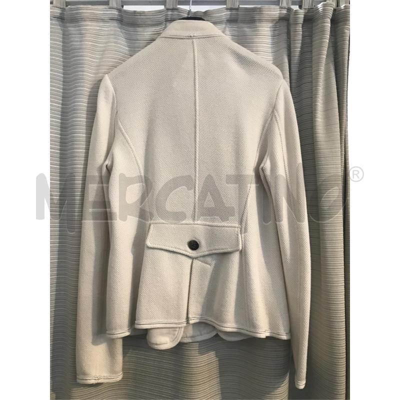 GIACCA DONNA EMPORIO ARMANI DOPPIO PETTO BIANCA 44 | Mercatino dell'Usato Faenza 3