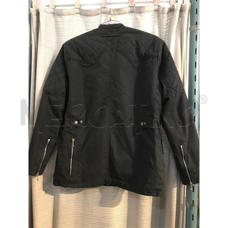 GIACCA UOMO ALLSAINTS GRIGIO INTERNO PILE COTONE CERATO NUOVO | Mercatino dell'Usato Faenza 3