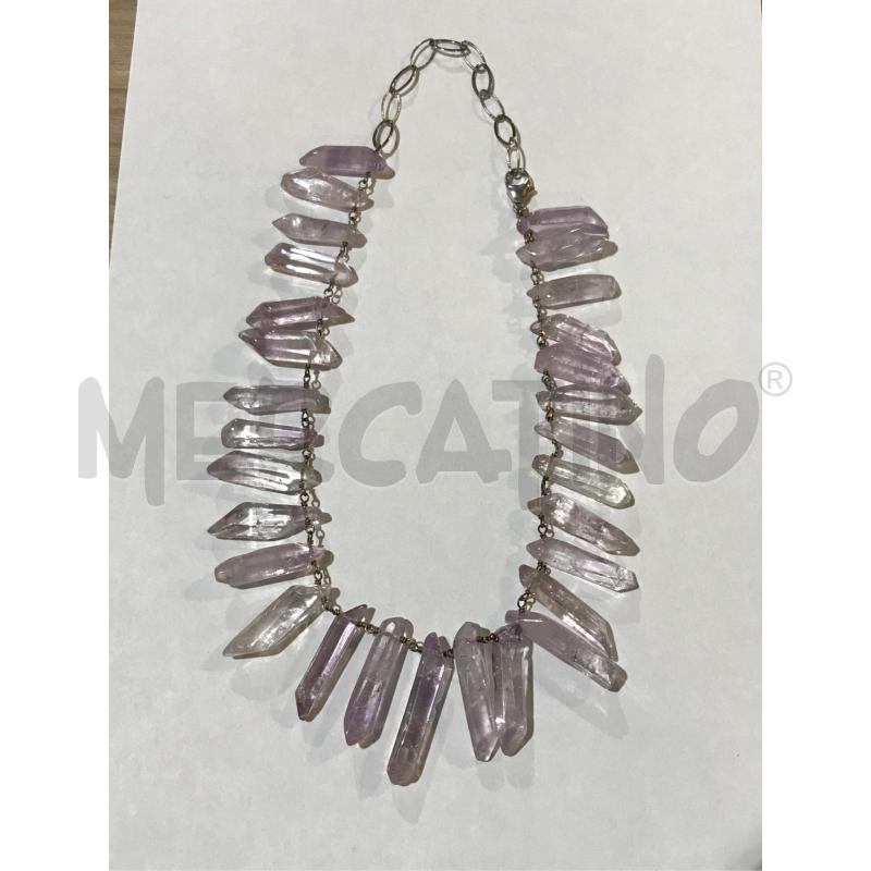 GIROCOLLO ARG.925 AMETISTA CHIARA | Mercatino dell'Usato Faenza 1