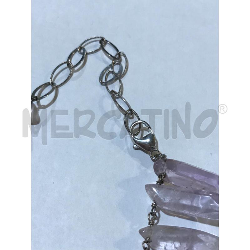 GIROCOLLO ARG.925 AMETISTA CHIARA | Mercatino dell'Usato Faenza 3