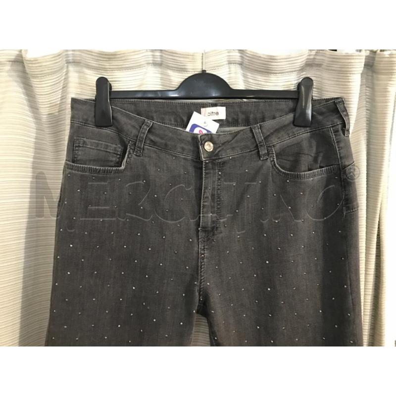 JEANS DONNA OLTRE GRIGIO STRASS  | Mercatino dell'Usato Faenza 2