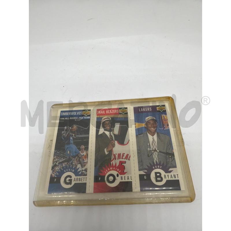 KOBE BRYANT JERMAINE ONEAL KEVIN GARNETT 1996 UPPER DECK NBA #M129 #M158 #M139- FIGURINA RARA  | Mercatino dell'Usato Faenza 1