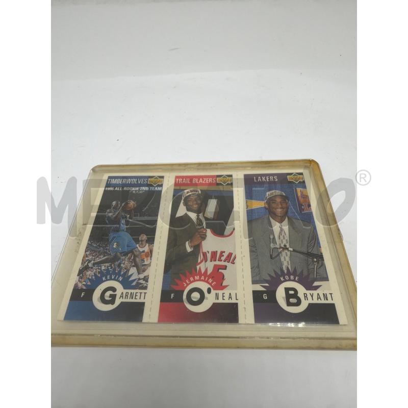 KOBE BRYANT JERMAINE ONEAL KEVIN GARNETT 1996 UPPER DECK NBA #M129 #M158 #M139- FIGURINA RARA  | Mercatino dell'Usato Faenza 2