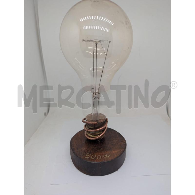 LAMPADINA ARREDO ANNI 30 INDUSTRIALE DESIGN | Mercatino dell'Usato Faenza 2