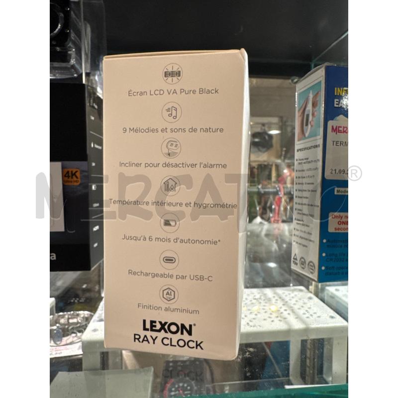 LEXON RAY CLOCK SVEGLIA MULTIFUNZIONE NUOVA  | Mercatino dell'Usato Faenza 3