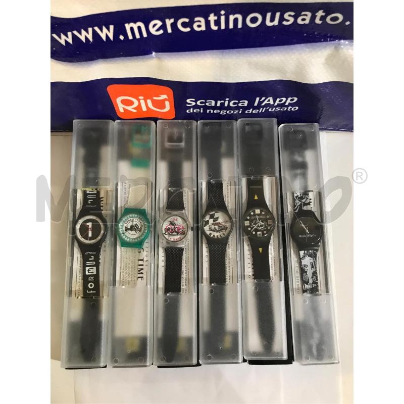 LOTTO 6 OROLOGI AGIP WINNING TIME LE GRANDI CORSE TARGA FLORIO FORMULA 1 COLLEZIONE  | Mercatino dell'Usato Faenza 1