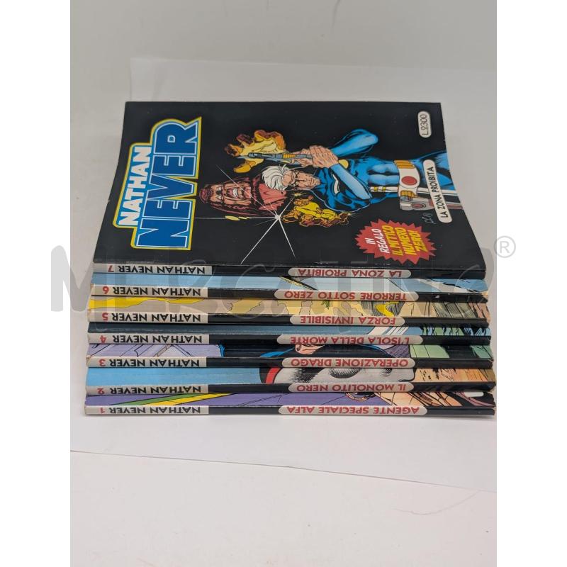 LOTTO FUMETTI NATHAN NEVER 1-7 COLLEZIONE | Mercatino dell'Usato Faenza 1