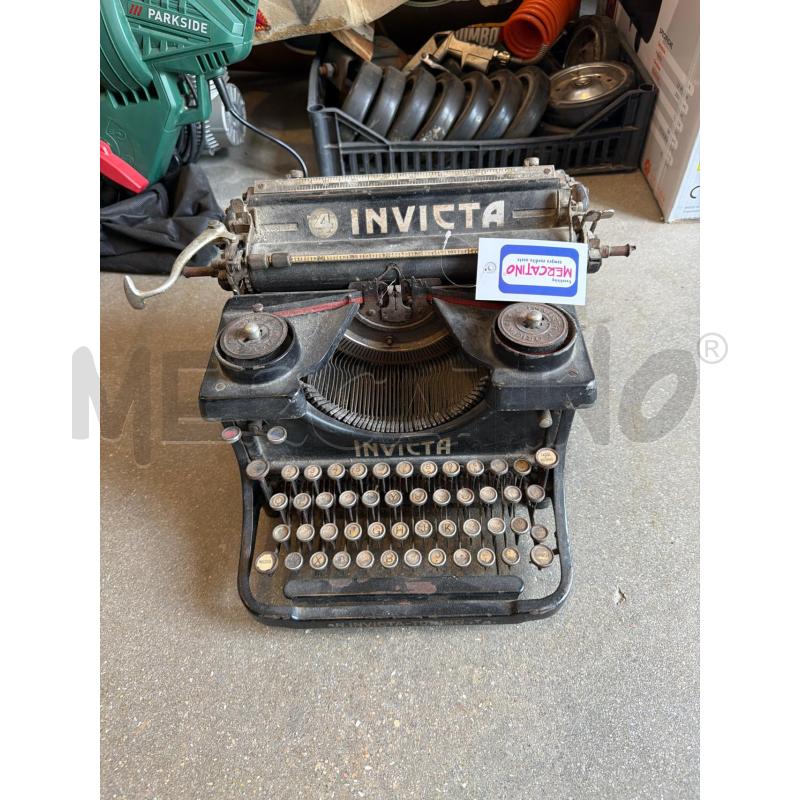 MACCHINA DA SCRIVERE INVICTA ANNI '30 COLLEZIONE GHISA | Mercatino dell'Usato Faenza 1