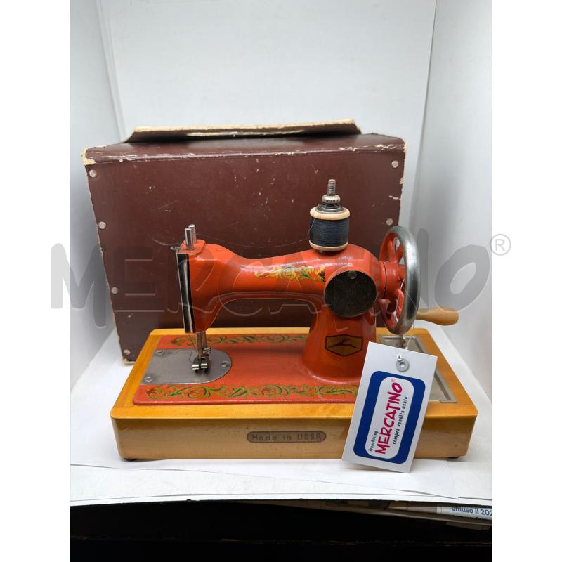 MACCHININA CUCIRE URSS GIOCO COLLEZIONE ARREDO  | Mercatino dell'Usato Faenza 1