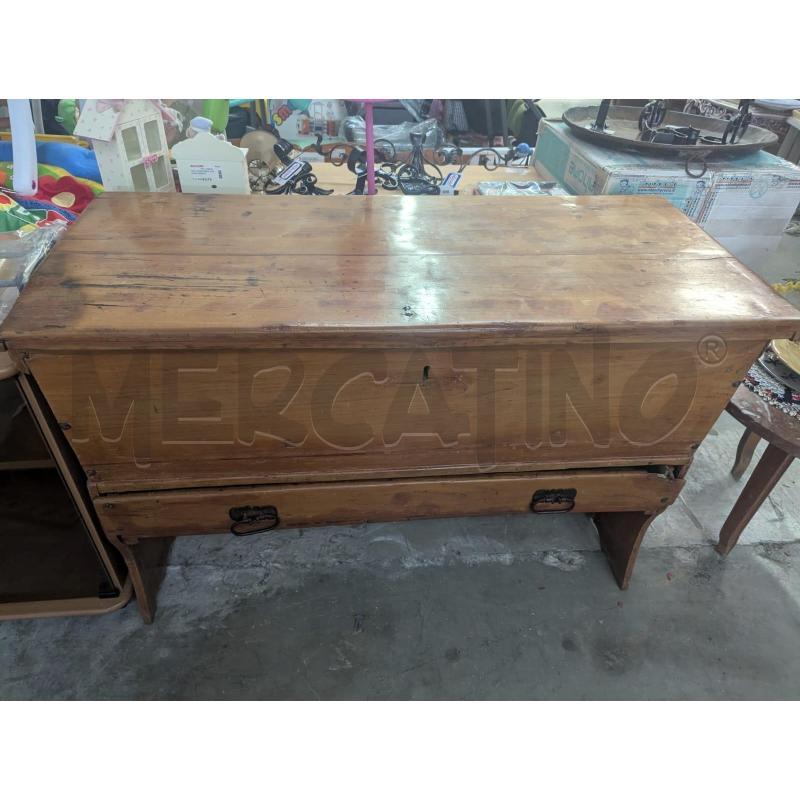 MADIA RUSTICA D'EPOCA CON 1 CASSETTO | Mercatino dell'Usato Faenza 2