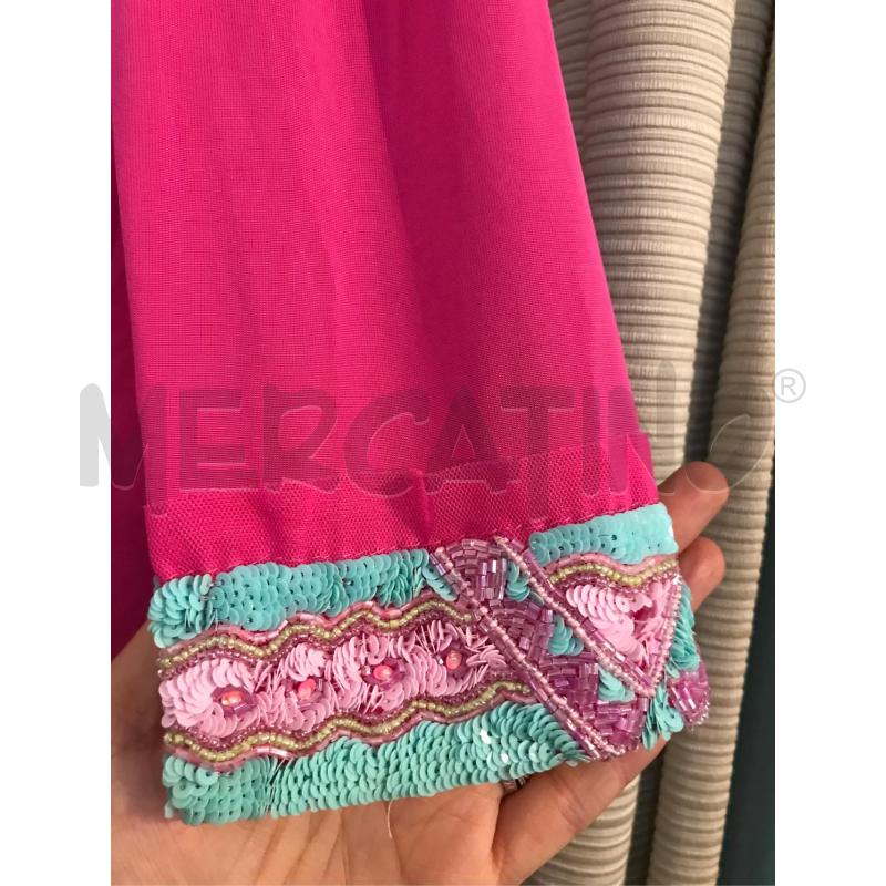 MAGLIA DONNA BLUMARINE FUXIA MAGLINO MANICA PAILETTE | Mercatino dell'Usato Faenza 2