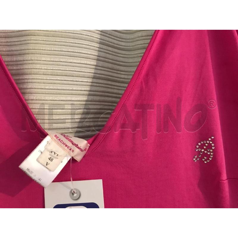 MAGLIA DONNA BLUMARINE FUXIA MAGLINO MANICA PAILETTE | Mercatino dell'Usato Faenza 3