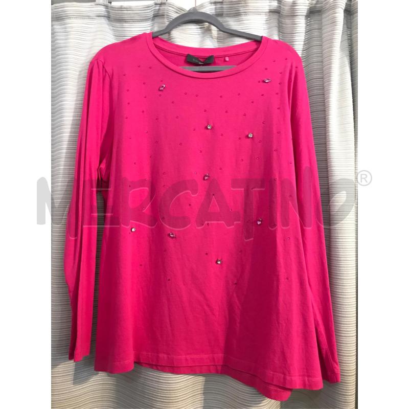 MAGLIA DONNA ELENA MIRO FUCSIA STRASS  | Mercatino dell'Usato Faenza 1