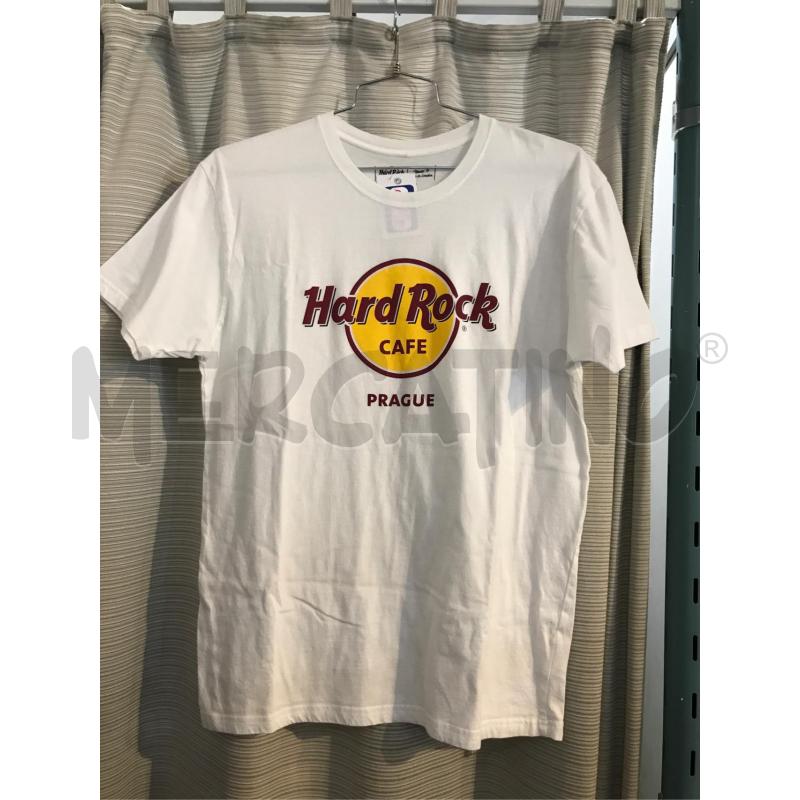 MAGLIA UOMO HARD ROCK PRAGUE BIANCA LOGO | Mercatino dell'Usato Faenza 1