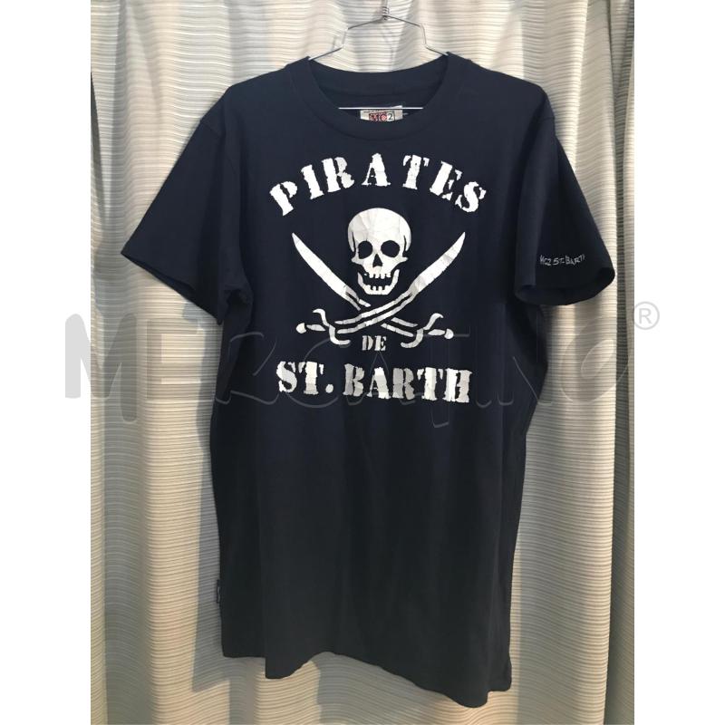 MAGLIA UOMO MC2 SAINT BARTH BLU STAMPA PIRATES XL | Mercatino dell'Usato Faenza 1