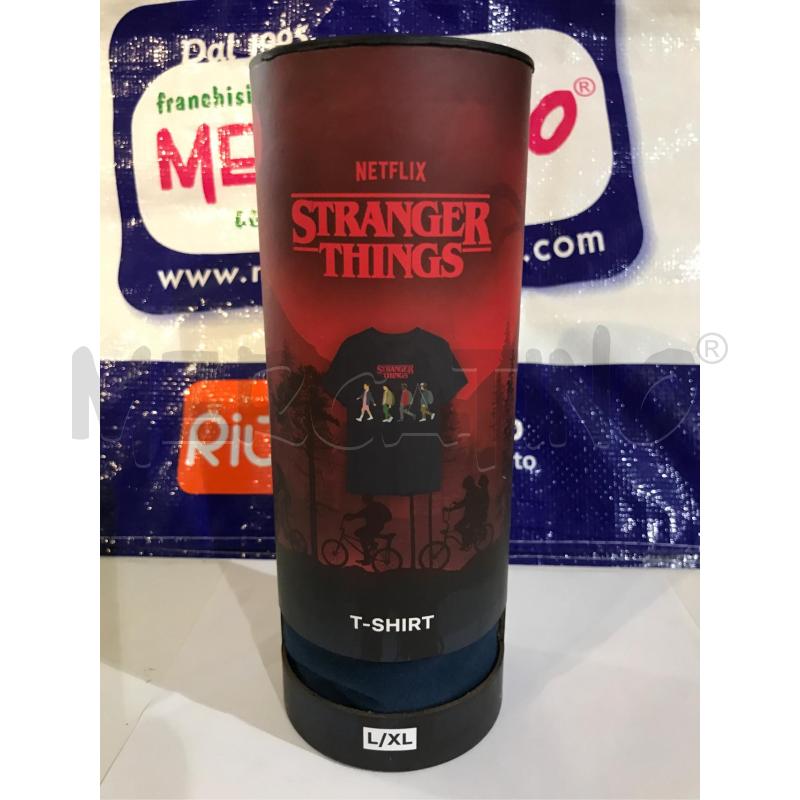 MAGLIA UOMO NUOVA STRANGER THINGS BLU TG L/XL | Mercatino dell'Usato Faenza 1