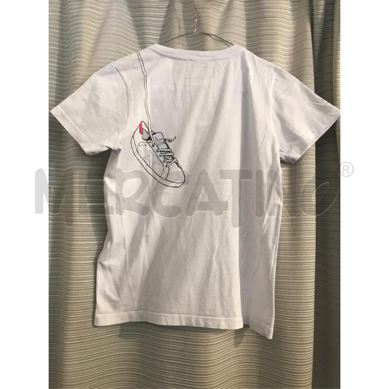 MAGLIETTA BAMBINA GOLDEN GOOSE BIANCA SCARPA TG 10 ANNI | Mercatino dell'Usato Faenza 2