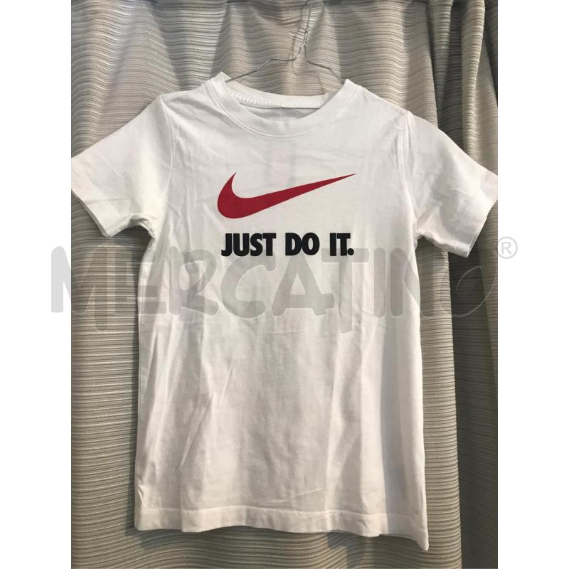 MAGLIETTA BAMBINO NIKE JUST DO IT BIANCA  | Mercatino dell'Usato Faenza 1