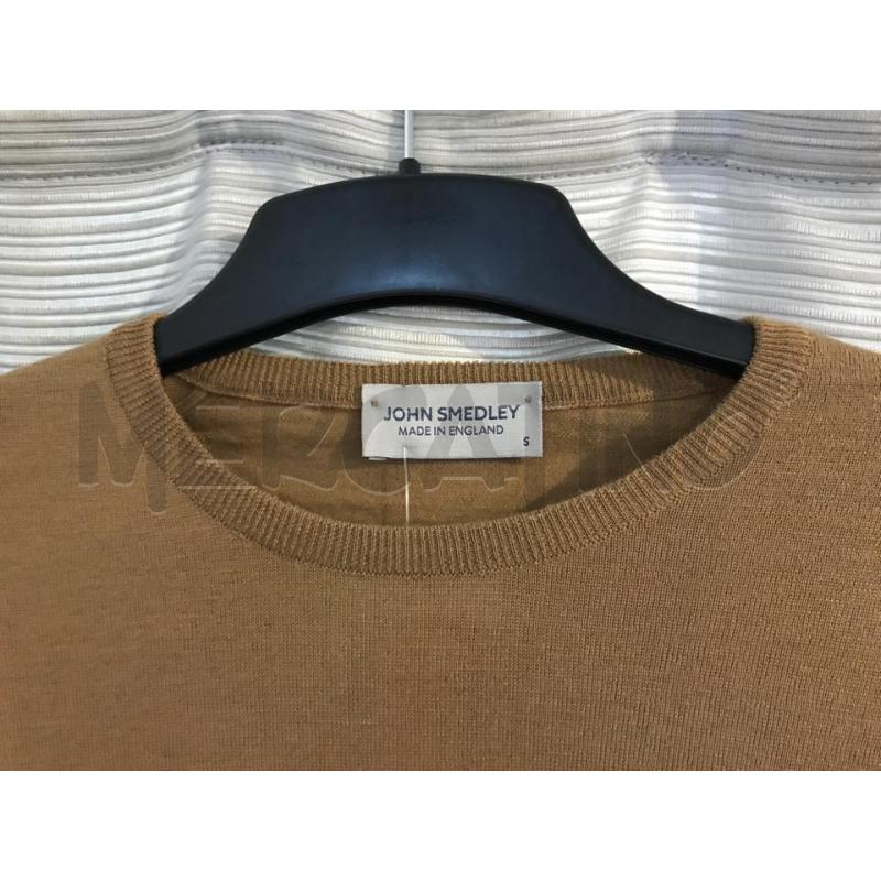 MAGLIONCINO DONNA JOHN SMEDLEY CAMMELLO 100 PURA LANA | Mercatino dell'Usato Faenza 2