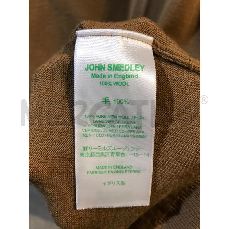 MAGLIONCINO DONNA JOHN SMEDLEY CAMMELLO 100 PURA LANA | Mercatino dell'Usato Faenza 4
